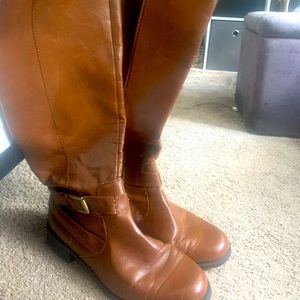Tall caramel color boots